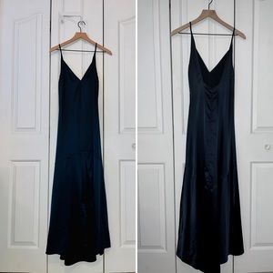 ZARA Slip Navy Dress | m
